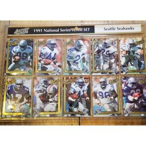 Action packed brand 1991 National Series Team Set Seattle Seahawks